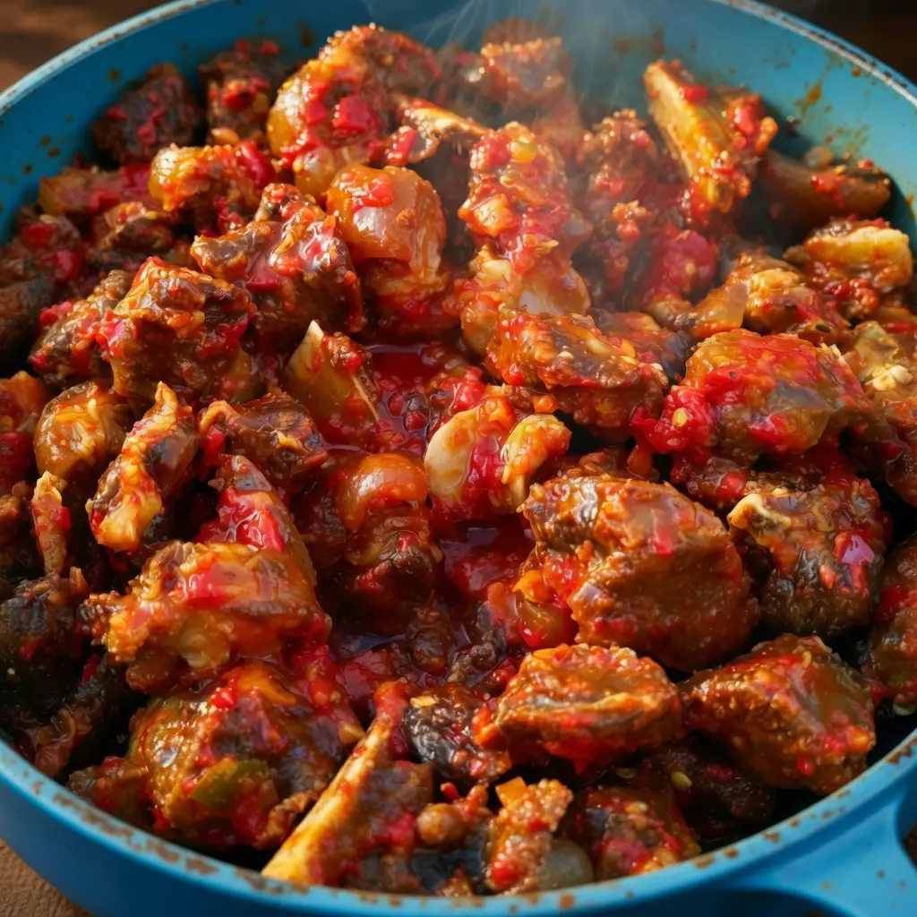 Peppered beef