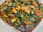 Efo riro (beef shaki ponmo)