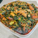 Efo riro (beef shaki ponmo)