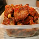 Stewed turkey